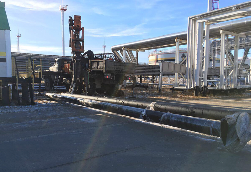 Устройство фундамента опор трубопровода Приобского нефтяного месторождения Устройство фундамента опор трубопровода Приобского нефтяного месторождения