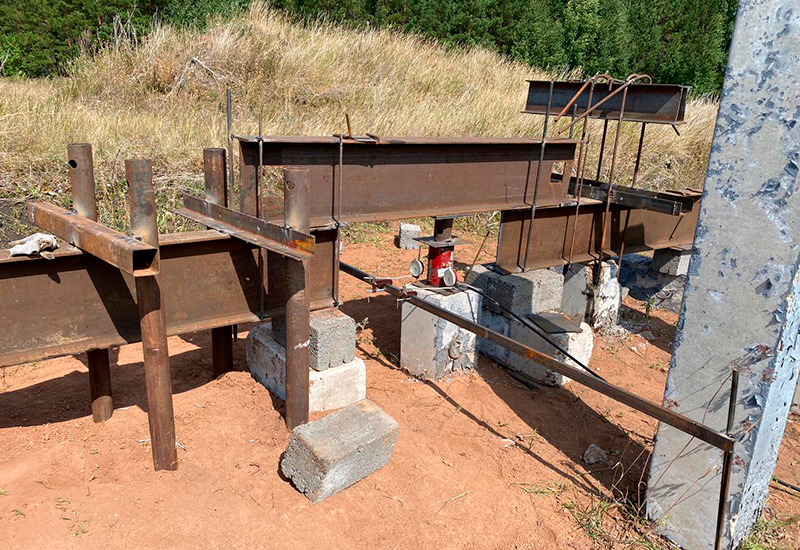 Серия испытаний свай для фундаментов опор башен связи 3