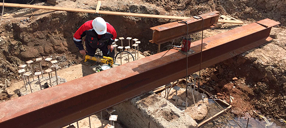 Испытания буронабивных свай для фундамента стального резервуара