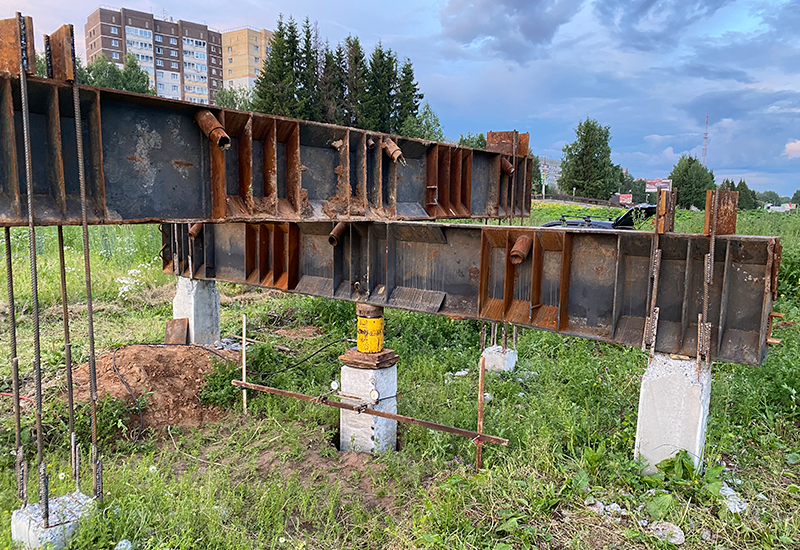 Испытания забивных свай в рамках строительства жилого комплекса Испытания забивных свай в рамках строительства жилого комплекса