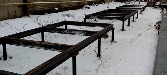 Газопоршневая электростанция на фундаменте из винтовых свай