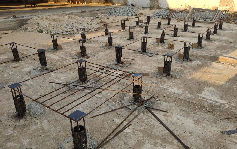 Винтовые сваи для фундамента емкостей в бродильном отделении пивзавода