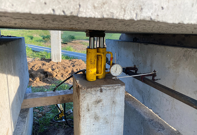 Испытания забивных свай в рамках реконструкции магистрального нефтепровода 6