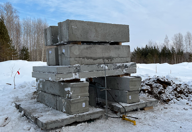 Испытания забивных свай в рамках реконструкции магистрального нефтепровода 1