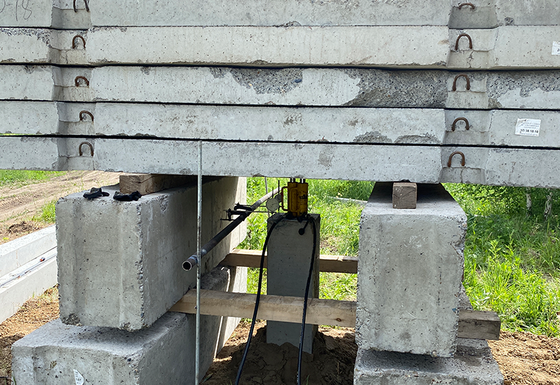 Испытания забивных свай в рамках реконструкции магистрального нефтепровода 5