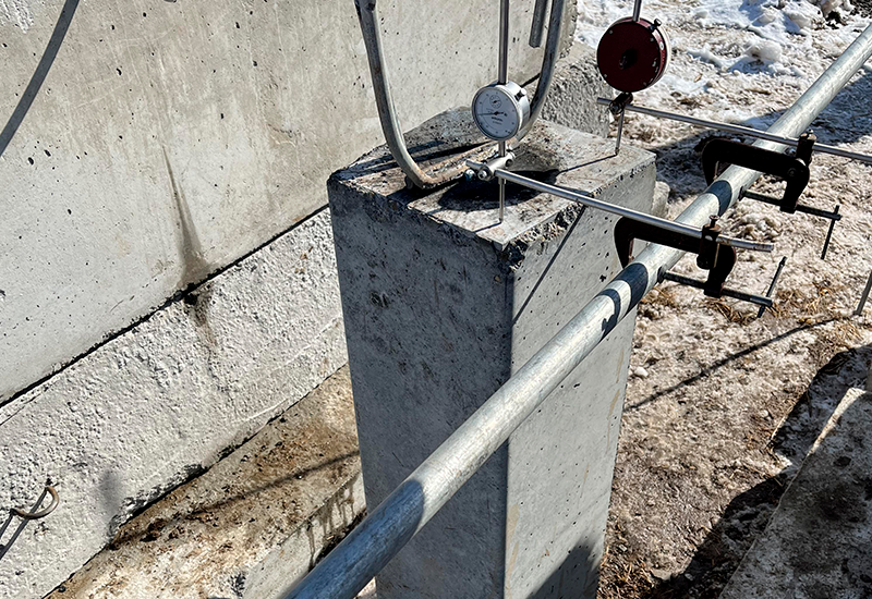 Испытания забивных свай в рамках реконструкции магистрального нефтепровода 4