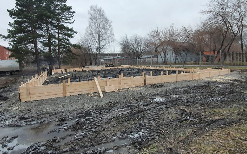 Корпус инфекционной больницы на фундаменте из винтовых свай 2