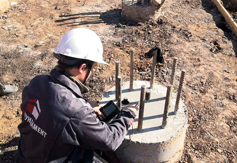 Испытания свай на сплошность