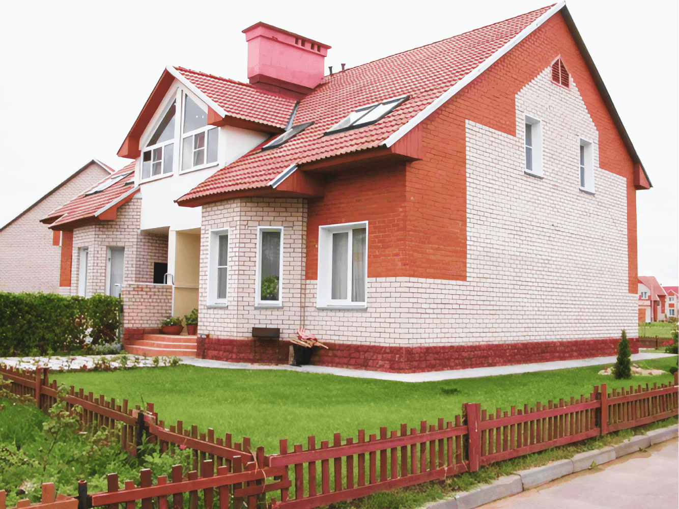 Дом из кирпича 8х12