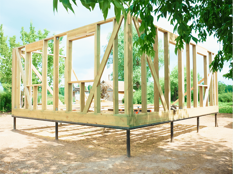 Монтаж фундамента для каркасных домов