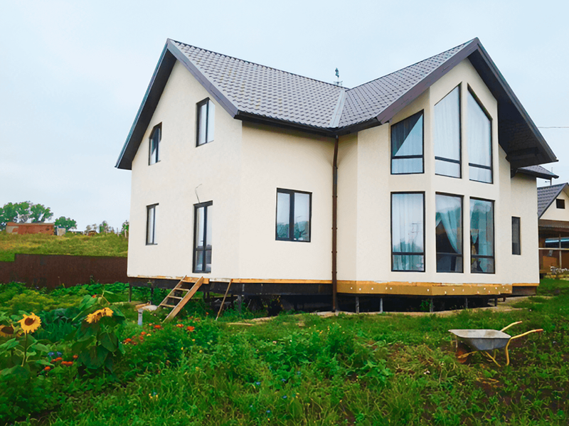 Двухэтажный СИП-дом