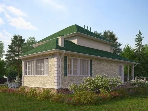 Каркасный дом КД-208 Каркасный дом КД-208