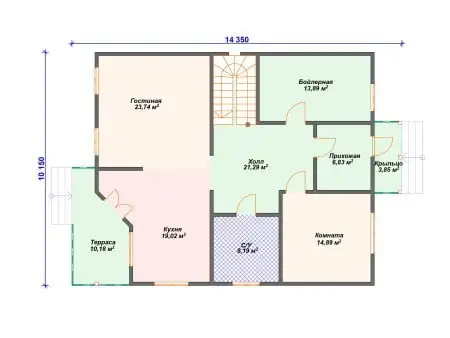 Проект дома ДС-007 (236.08 кв.м) Проект дома ДС-007 (236.08 кв.м)