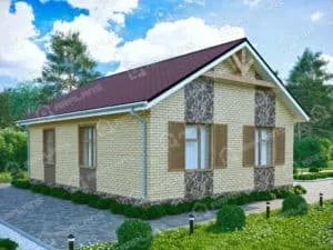 Проект дома К-231 (91.93 кв.м) Проект дома К-231 (91.93 кв.м)