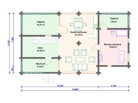 Проект дома ДС-031 (213.82 кв.м) Проект дома ДС-031 (213.82 кв.м)