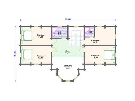 Проект дома ДС-030 (288.76 кв.м) Проект дома ДС-030 (288.76 кв.м)