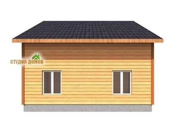 Жилой дом из бруса №14 8x8 м Жилой дом из бруса №14 8x8 м