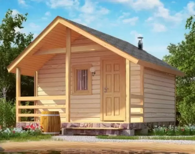 Баня К 21,8 м² Баня К 21,8 м²