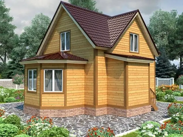 ДОМ ИЗ БРУСА ДБр-99 ДОМ ИЗ БРУСА ДБр-99