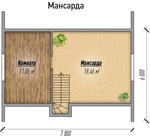 Дом К 76 м2 Дом К 76 м2