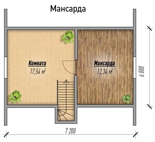Дом К 70 м2 Дом К 70 м2