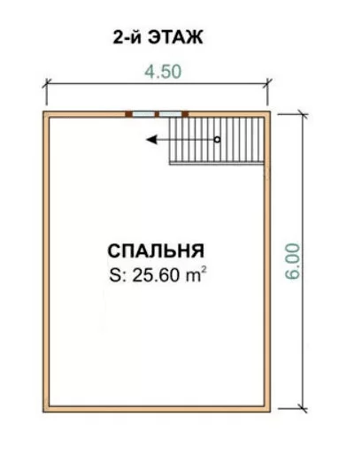 Каркасный дом 6х6 К1П11 Каркасный дом 6х6 К1П11