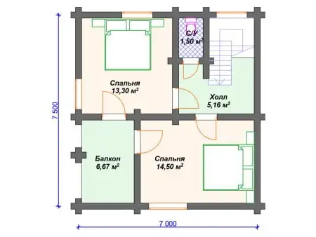 Проект дома ДО-047 (84.33 кв.м) Проект дома ДО-047 (84.33 кв.м)