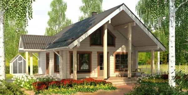 Дом из бруса Осоргино 72 Дом из бруса Осоргино 72