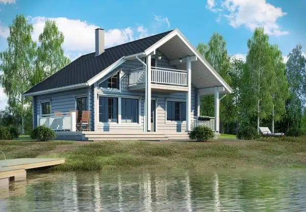 Дом из бруса Кандры куль 95s Дом из бруса Кандры куль 95s