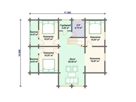 Проект дома ДС-020 (182.36 кв.м) Проект дома ДС-020 (182.36 кв.м)