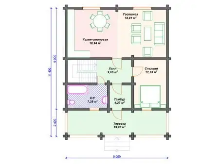 Проект дома ДС-053 (177.35 кв.м) Проект дома ДС-053 (177.35 кв.м)