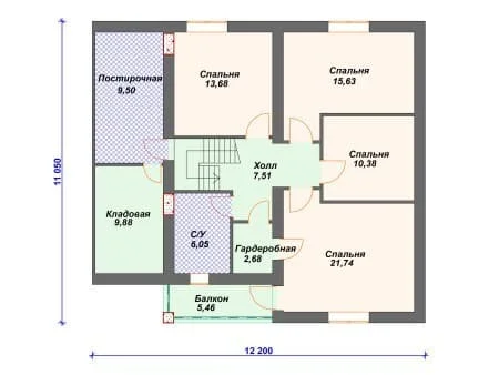 Проект дома К-079 (220.98 кв.м) Проект дома К-079 (220.98 кв.м)