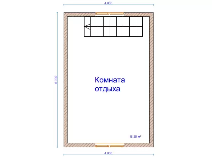 Баня из бруса №17 Баня из бруса №17