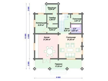 Проект дома ДО-034 (187.48 кв.м) Проект дома ДО-034 (187.48 кв.м)