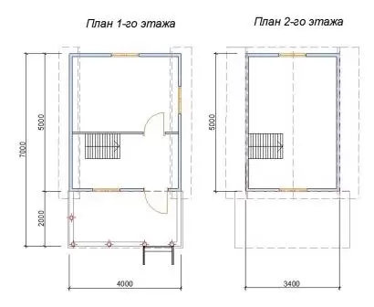 Каркасный дачный дом с террасой, двухэтажный, проект №49 Каркасный дачный дом с террасой, двухэтажный, проект №49