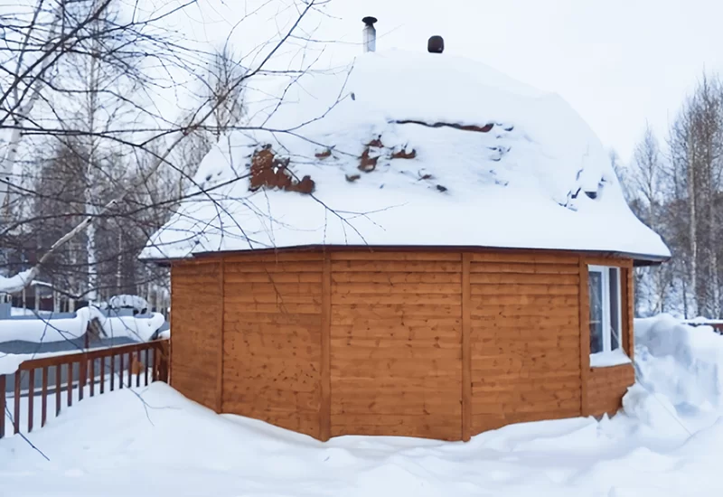 Дом каркасно-щитовой 8х8 м Дом каркасно-щитовой 8х8 м
