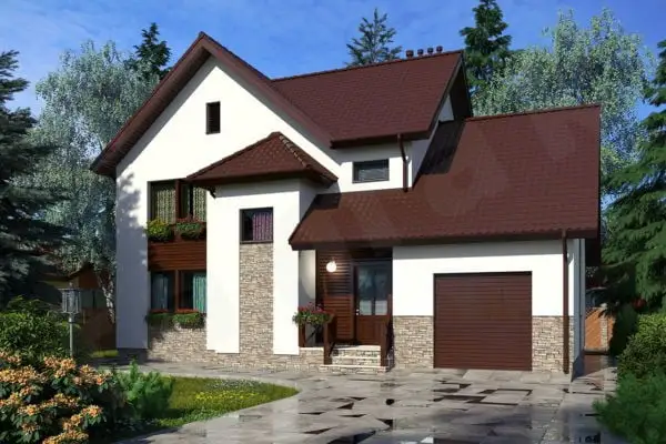 Каркасно-панельный дом ПД-68-К-190 Каркасно-панельный дом ПД-68-К-190