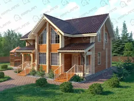 Проект дома ДС-020 (182.36 кв.м) Проект дома ДС-020 (182.36 кв.м)