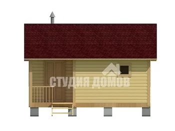 Баня из бруса №15 Баня из бруса №15
