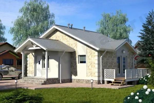 Каркасно-панельный дом ПД-70-К-92 Каркасно-панельный дом ПД-70-К-92