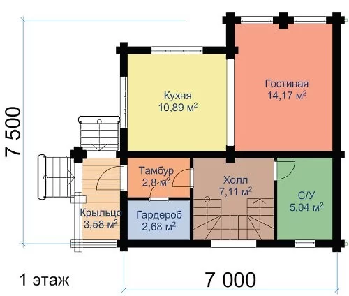 Дом ОЦ - 102,5 кв.м Дом ОЦ - 102,5 кв.м
