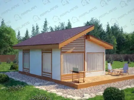 Проект дома И-031 (65.78 кв.м) Проект дома И-031 (65.78 кв.м)