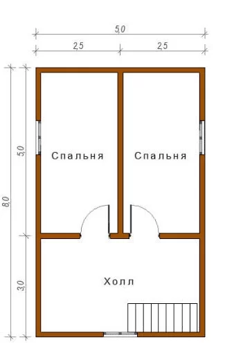 Дом 8х10,5 К2П4 Дом 8х10,5 К2П4