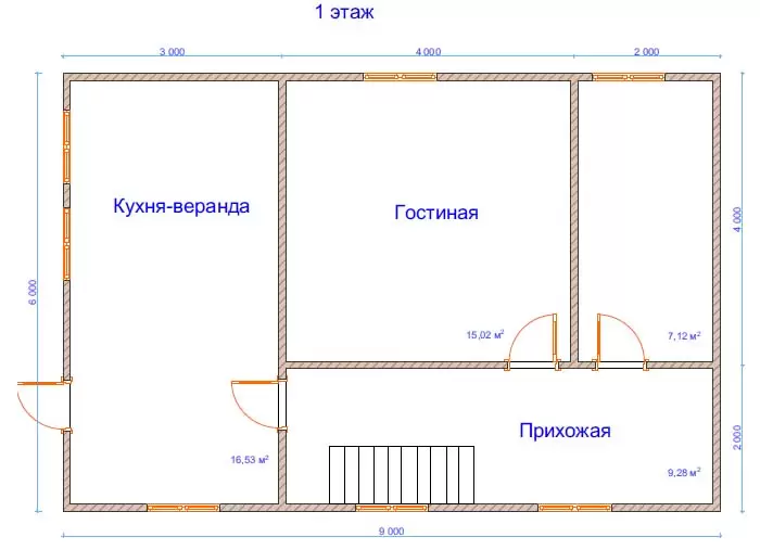 Дом из бруса №25 Дом из бруса №25