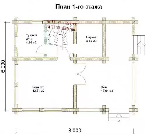 Баня БС - 78 кв.м Баня БС - 78 кв.м