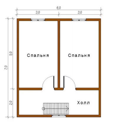 Дом 9х9,5 К2П1 Дом 9х9,5 К2П1