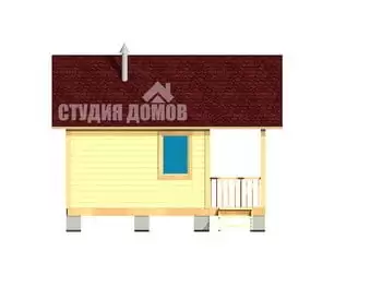 Баня из бруса №8 Баня из бруса №8
