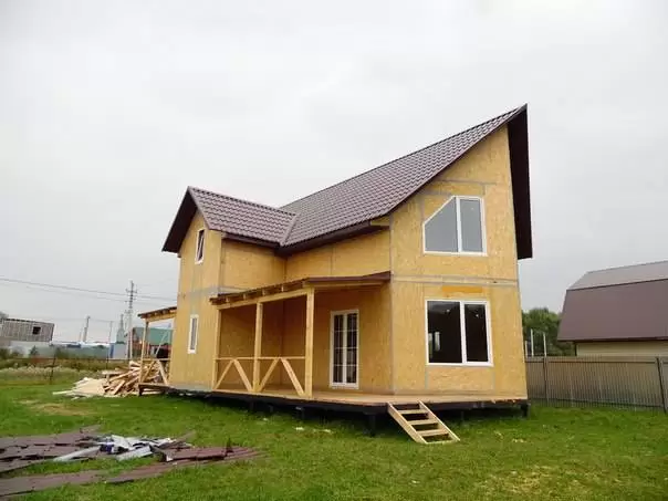 Дом из СИП-панелей 7х14 м Дом из СИП-панелей 7х14 м