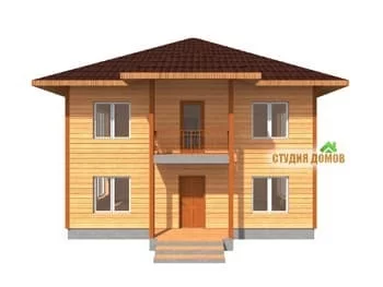 Жилой дом из бруса №2 10x11 м Жилой дом из бруса №2 10x11 м