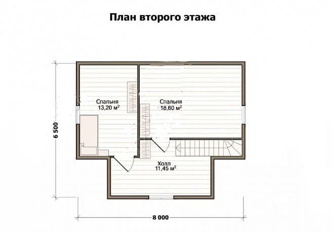 Дом из профилированного бруса ПБ-105 Дом из профилированного бруса ПБ-105